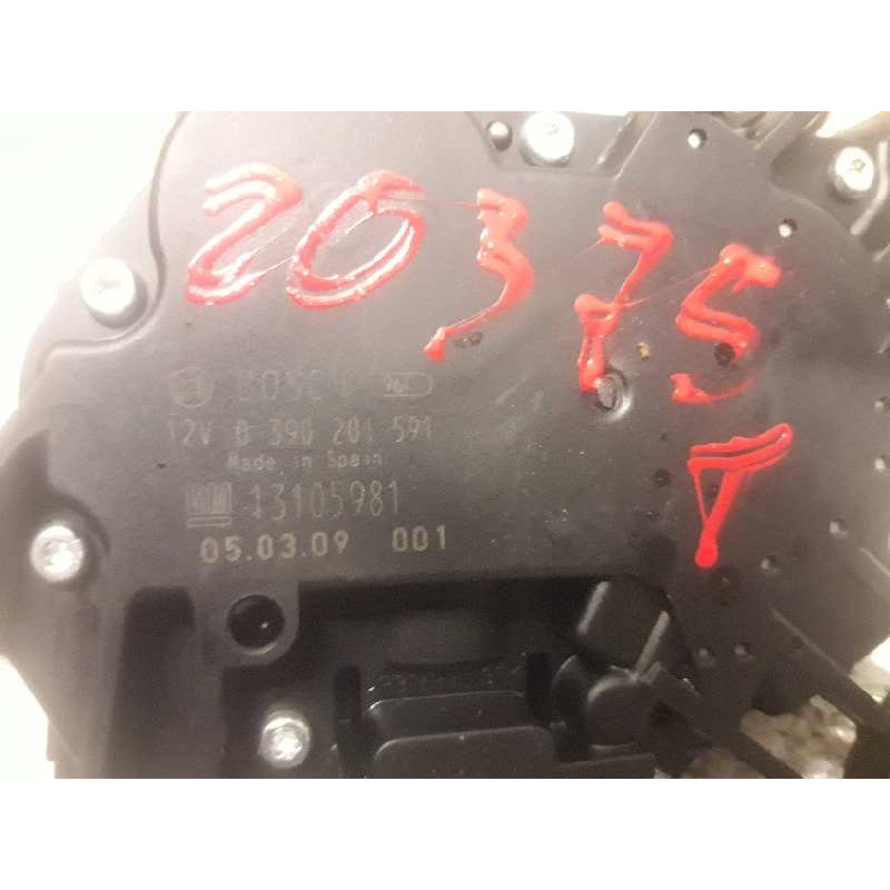 Recambio de motor limpia trasero para opel astra gtc cosmo referencia OEM IAM 0390201591 13105981 3 PINS - Negro 3