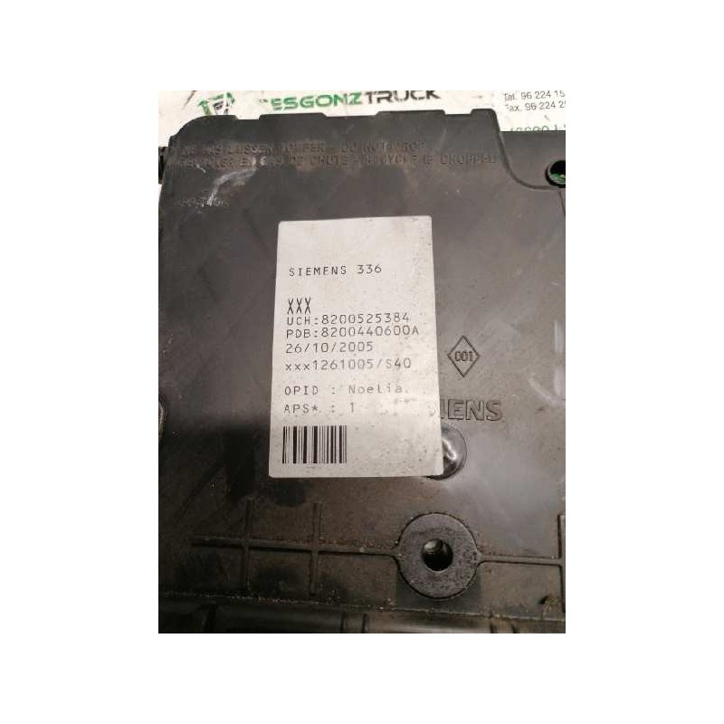 Recambio de caja reles / fusibles para renault megane ii berlina 5p authentique referencia OEM IAM 8200525384 S118400150D - Negro 2