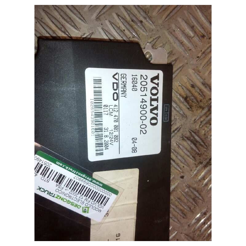 Recambio de modulo electronico para volvo fm 12 2002  fsa  std 4x2 corto referencia OEM IAM 20514900 412470001002 - Blanco 2