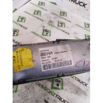 Recambio de radiador calefaccion / aire acondicionado para man tgx 18.xxx 12.4 diesel referencia OEM IAM 81619016191 U7345003 