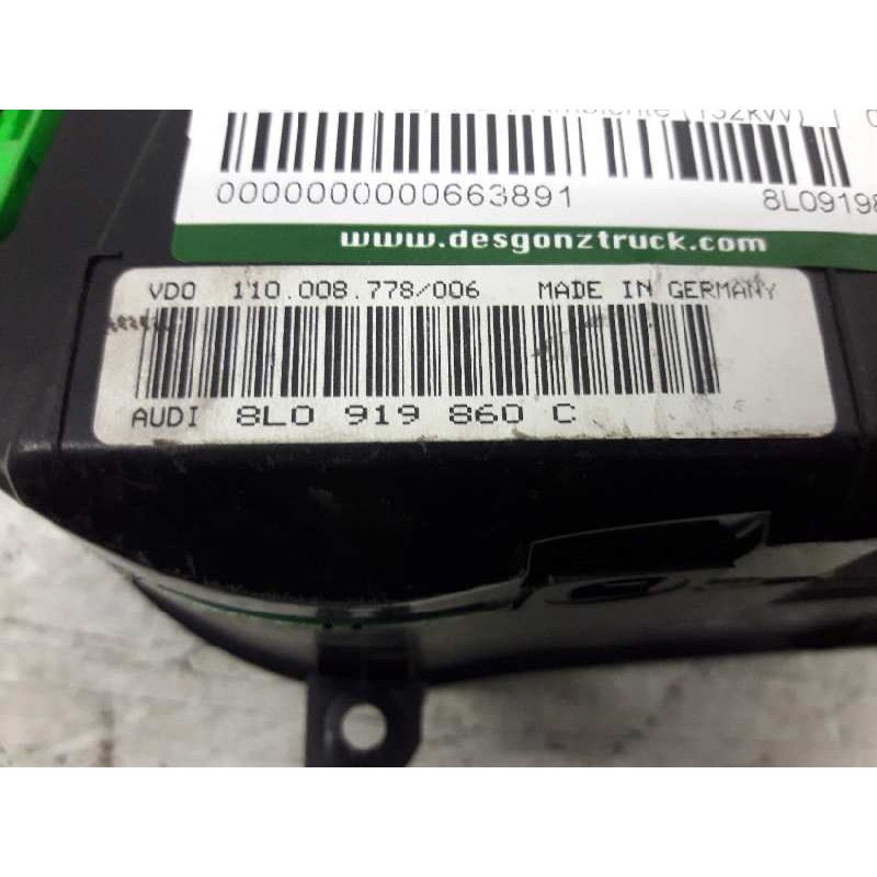 Recambio de cuadro instrumentos para audi a3 (8l) 1.8 t ambiente (132kw) referencia OEM IAM 8L0919860C 5
