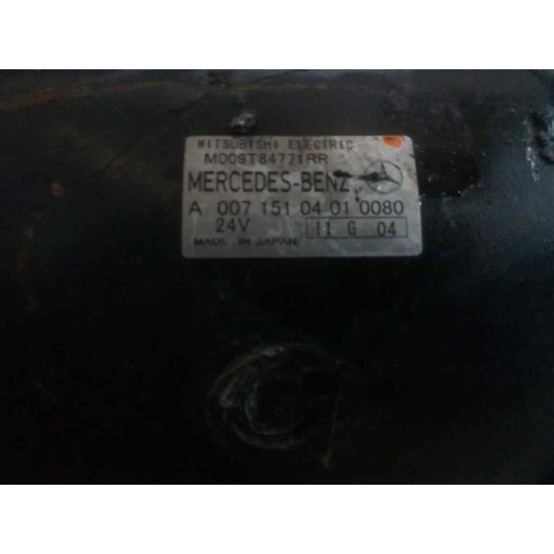 Recambio de motor arranque para mercedes-benz axor 2 - ejes serie / bm 944 1843 4x2 om 457 la l (largo) referencia OEM IAM A0071 2