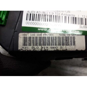 Recambio de cuadro instrumentos para audi a3 (8l) 1.9 tdi ambiente referencia OEM IAM 8L0919860D  