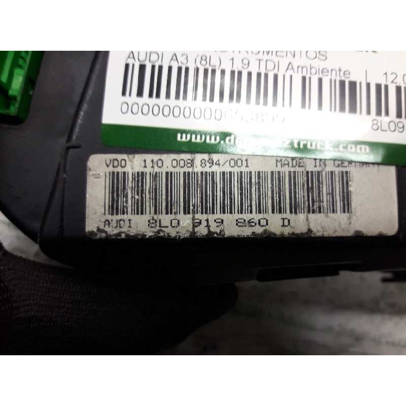Recambio de cuadro instrumentos para audi a3 (8l) 1.9 tdi ambiente referencia OEM IAM 8L0919860D 5