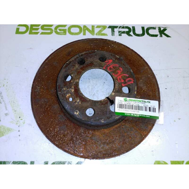 Recambio de disco freno delantero para opel corsa b twist referencia OEM IAM   