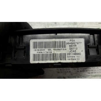 Recambio de mando climatizador para peugeot 307 break / sw (s1) sw clim plus referencia OEM IAM 9646627977  