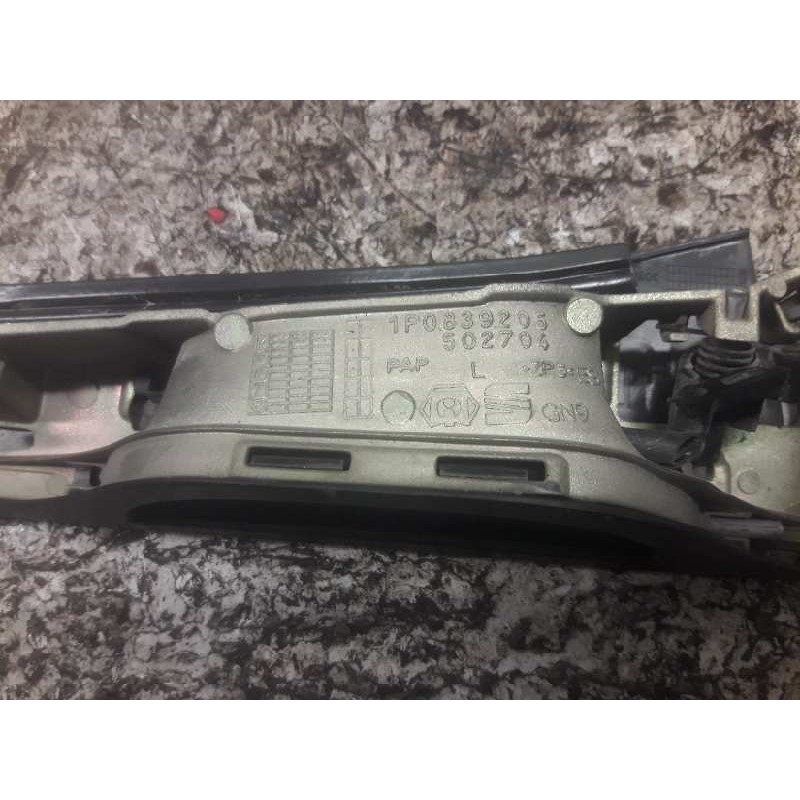 Recambio de maneta exterior trasera izquierda para seat leon (1p1) comfort limited referencia OEM IAM 1P0839205 502704 - Negro 4