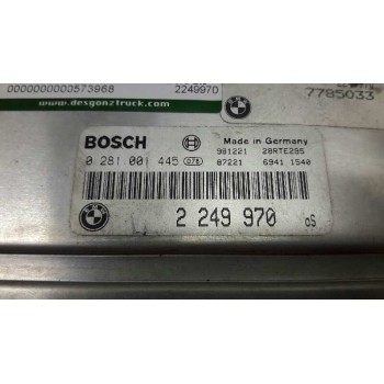 Recambio de centralita motor uce para bmw serie 3 berlina (e46) 320d referencia OEM IAM 2249970 0281001445 