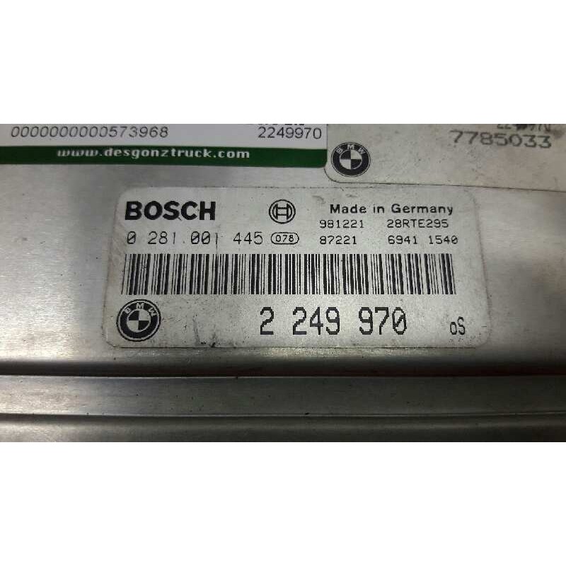 Recambio de centralita motor uce para bmw serie 3 berlina (e46) 320d referencia OEM IAM 2249970 0281001445 - Negro 2