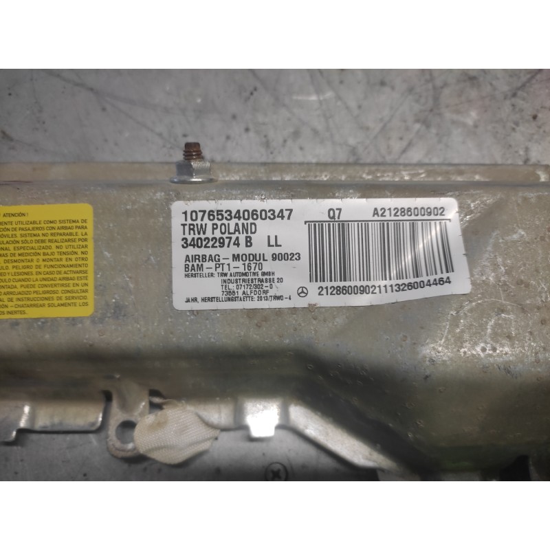 Recambio de airbag delantero izquierdo para mercedes-benz clase e (w212) familiar referencia OEM IAM A2128600902 1076534060347 A - Gris 3