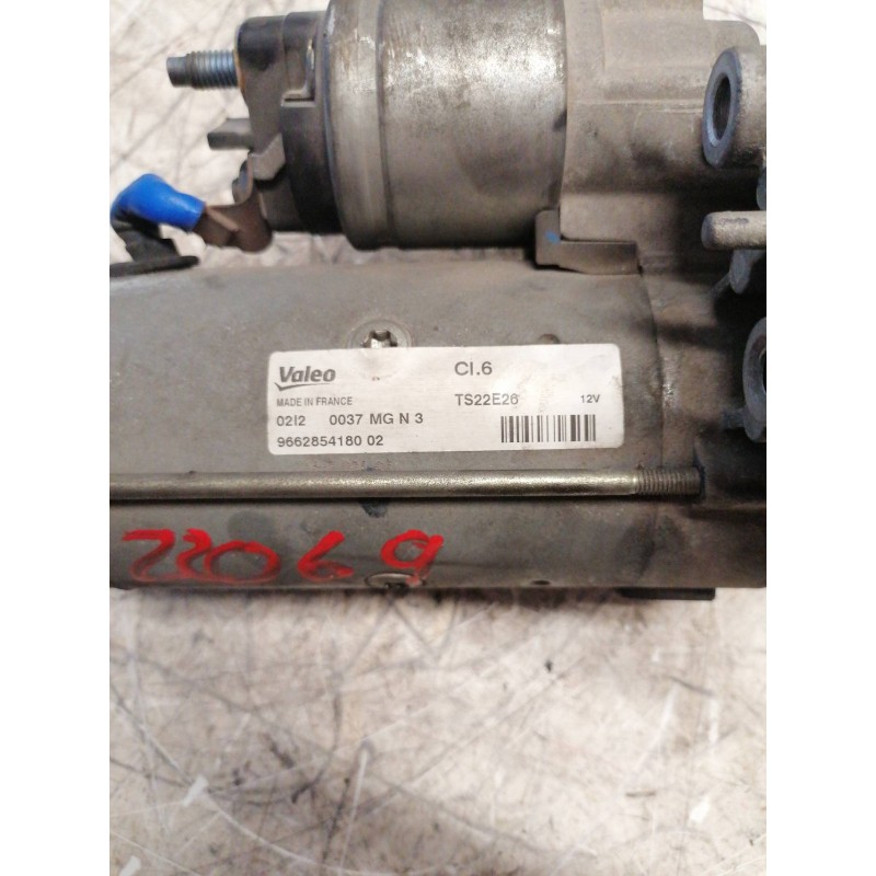 Recambio de motor arranque para peugeot 308 sw envy referencia OEM IAM 9662854180 11 DIENTES - Negro 3
