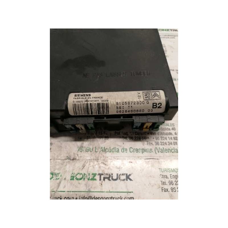 Recambio de caja reles / fusibles para peugeot 206 berlina xt referencia OEM IAM 9626460880 S105872300G 3