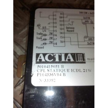 Recambio de modulo electronico para renault premium distribution 7.2 diesel referencia OEM IAM 5010415051 P104336V04B 