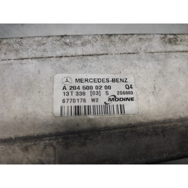 Recambio de intercooler para mercedes-benz clase e (w212) familiar referencia OEM IAM A2045000200 - Gris 2