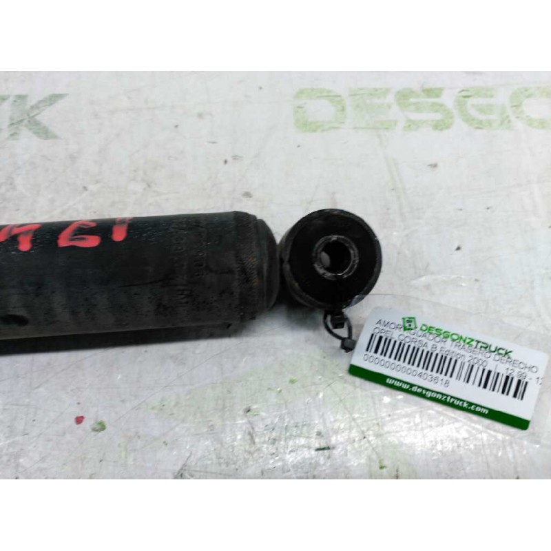 Recambio de amortiguador trasero derecho para opel corsa b edition 2000 referencia OEM IAM - Azul 2