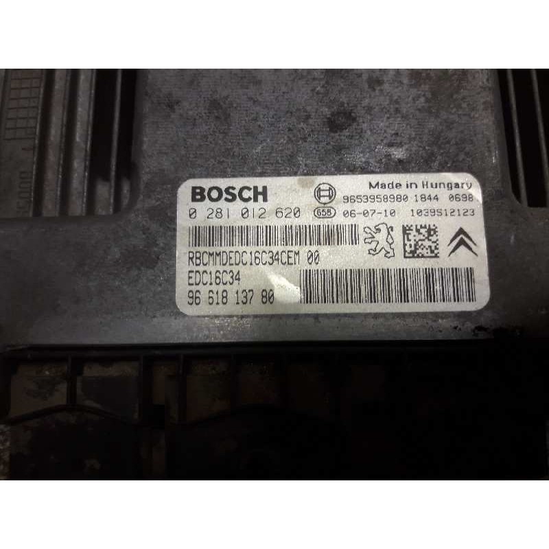 Recambio de centralita motor uce para peugeot partner (s2) combi plus referencia OEM IAM 0281012620 9661813780 9653958980 - Blanco 2