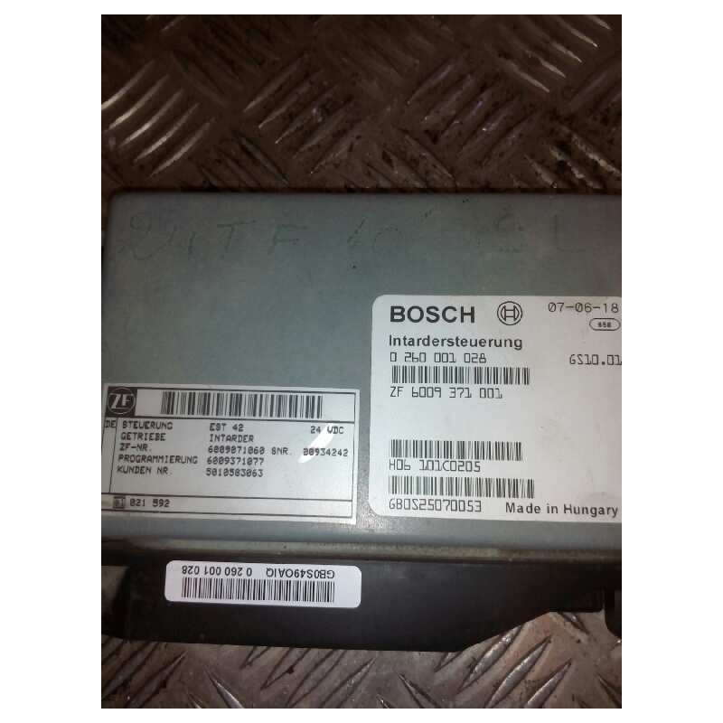 Recambio de modulo electronico para renault premium route 2006 fas 4x2 larga distancia referencia OEM IAM 5010583063 0260001028 - Rojo 2