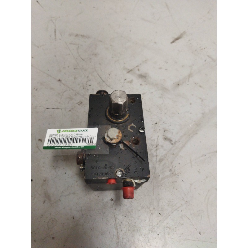 Recambio de bomba elevacion cabina para renault hr 420.18/26 premium 01  11.1 diesel referencia OEM IAM 5010316404 991719863 - Blanco