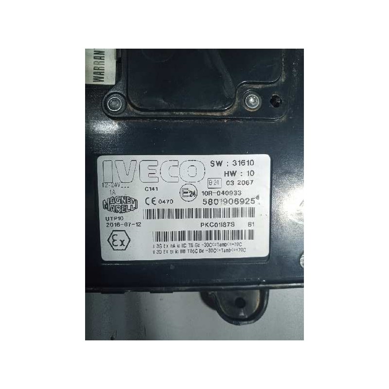 Recambio de modulo electronico para iveco stralis (as) 11.1 diesel referencia OEM IAM 5801906925 - Gris 5