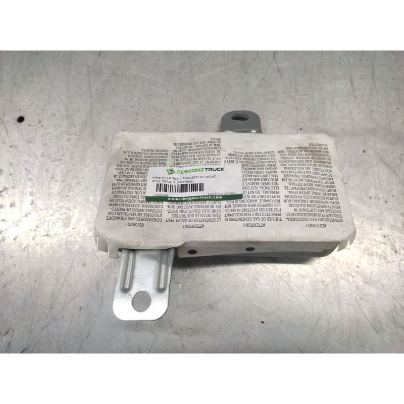 Recambio de airbag lateral trasero derecho para bmw serie 7 (e65/e66) 730d referencia OEM IAM 1003950180057  