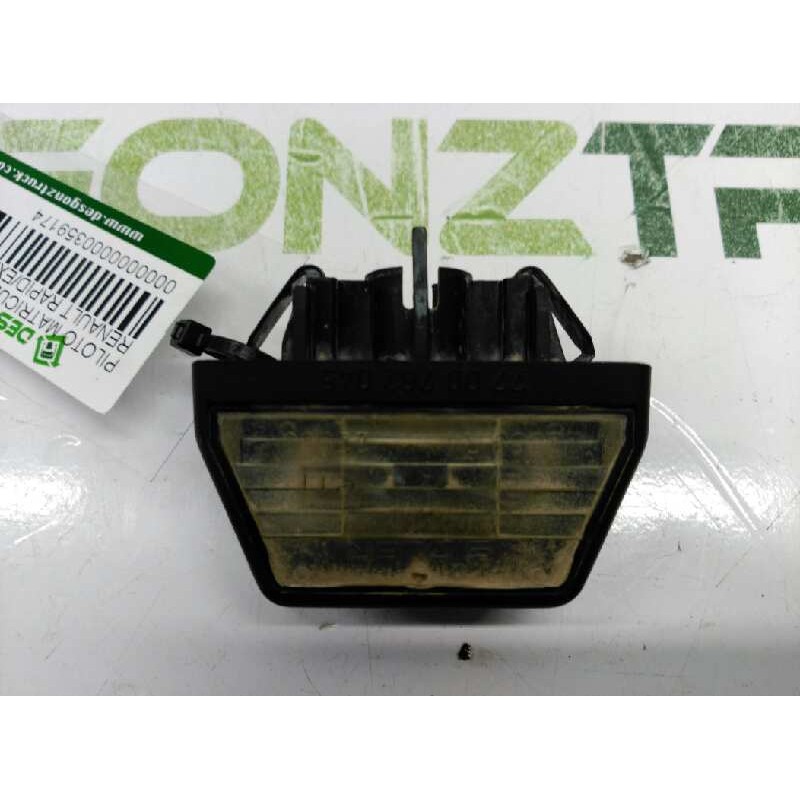 Recambio de piloto matricula para renault rapid/express (f40) 1.9 d familiar (f40p) referencia OEM IAM 7701366149 - Blanco 2