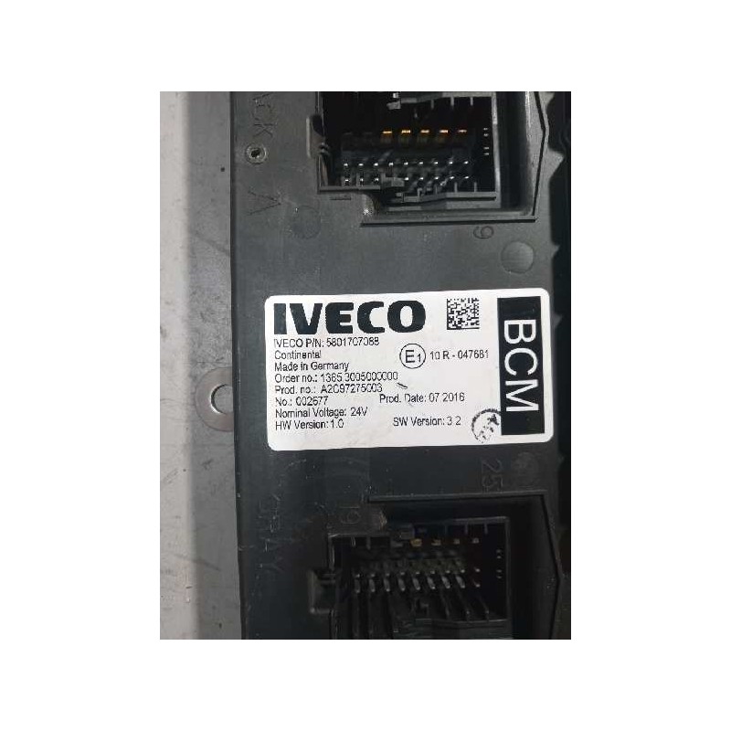 Recambio de modulo electronico para iveco stralis (as) 11.1 diesel referencia OEM IAM 5801707088 SW VERSION:3.2 - Gris 3