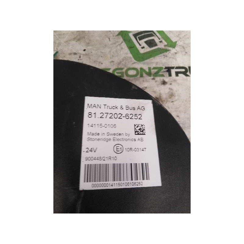 Recambio de cuadro instrumentos para man tgx 18.440 fg / 4x2 bl xl referencia OEM IAM 81272026252 - Amarillo 3