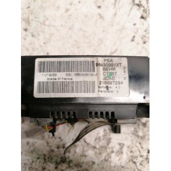 Recambio de mando climatizador para peugeot 307 (s1) xr clim referencia OEM IAM 96430991XT NS0695191L 