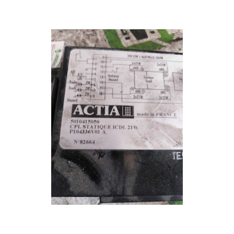 Recambio de modulo electronico para renault midlum referencia OEM IAM 5010415050 - Azul 2