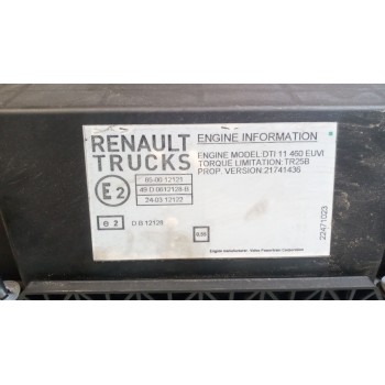 Recambio de tapa balancines para renault serie t 10.8 diesel referencia OEM IAM 7421431696 21487569 