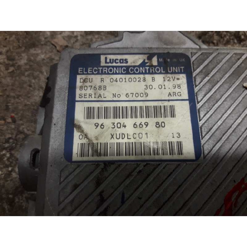 Recambio de centralita motor uce para peugeot 406 berlina (s1/s2) stdt referencia OEM IAM 9630466980 R04010028B 2