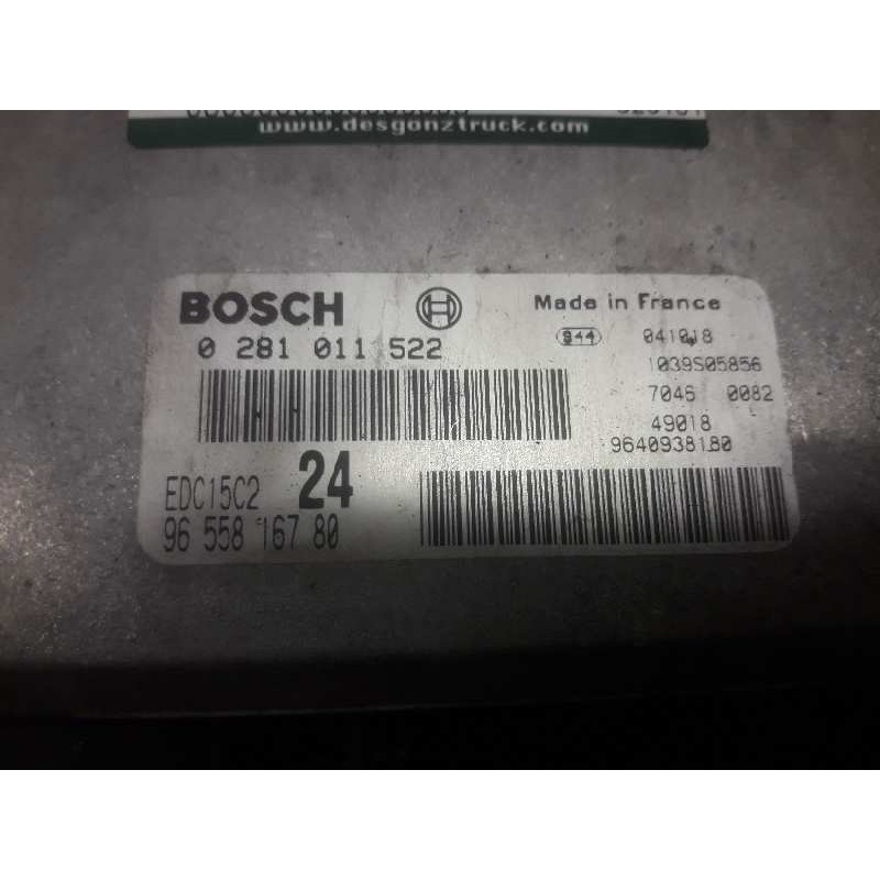 Recambio de centralita motor uce para lancia phedra (180) 2.2 jtd 16v emblema referencia OEM IAM 0281011522 9655816780 964093818 - Gris 2