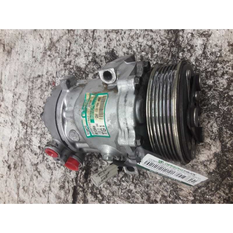 Recambio de compresor aire acondicionado para opel corsa c blue line referencia OEM IAM 13106850 1512F SD6V10 - Negro