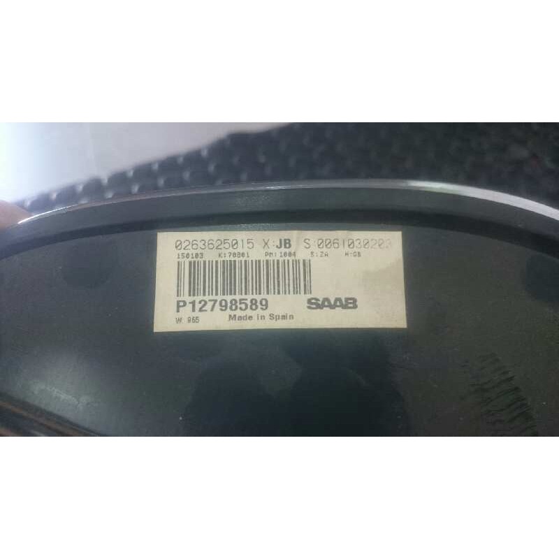 Recambio de cuadro instrumentos para saab 9-3 berlina 2.2 tid anniversary referencia OEM IAM 12274214 - Azul 3