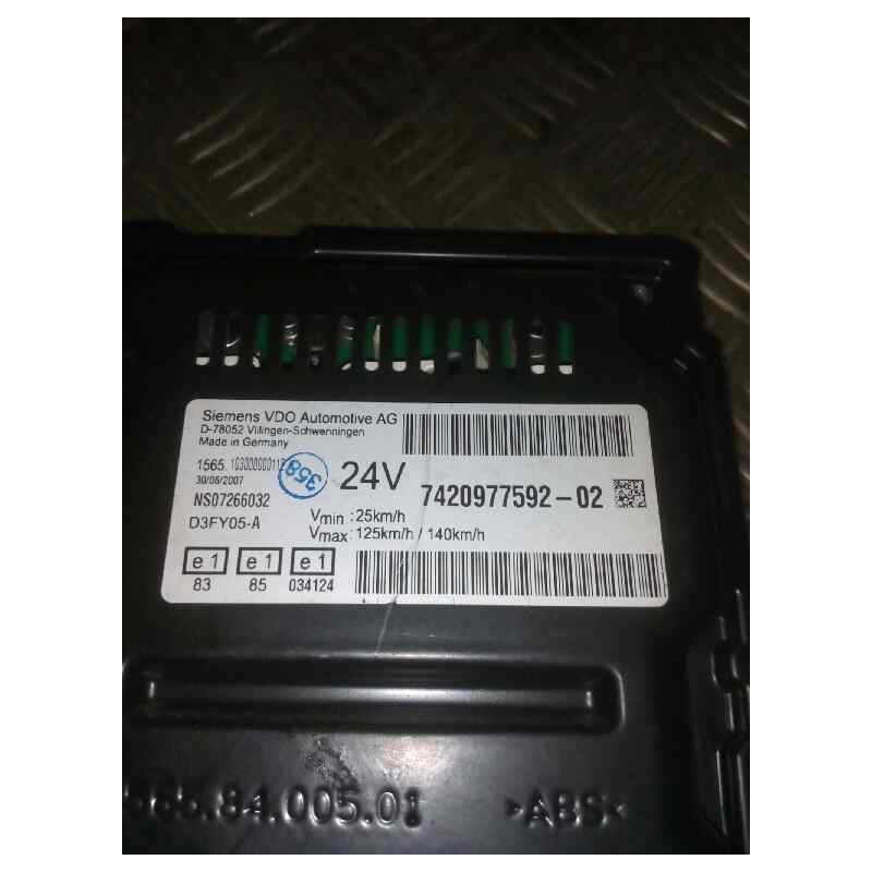 Recambio de cuadro instrumentos para renault magnum ab 2005 12.8 diesel referencia OEM IAM 7420977592 - Blanco 3