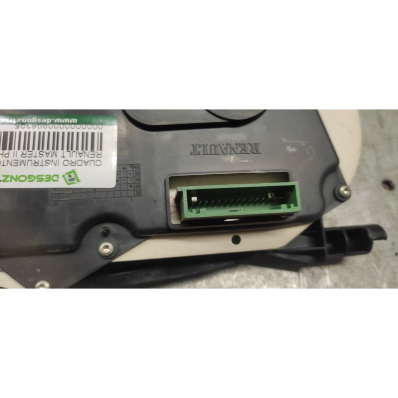 Recambio de cuadro instrumentos para renault master ii phase 2 combi kombi 2,8t l1 6pl. referencia OEM IAM 8200359416H NS8250636 - Blanco 4