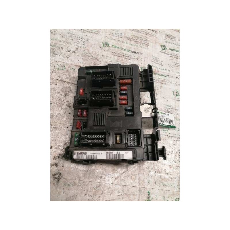 Recambio de caja reles / fusibles para citroën berlingo 1.9 d 600 furg. referencia OEM IAM 9643498980 T118470002E BSM
