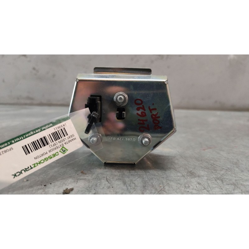 Recambio de maneta exterior porton para seat leon (5f1) 1.4 tsi referencia OEM IAM 5F0827365D - Granate 2