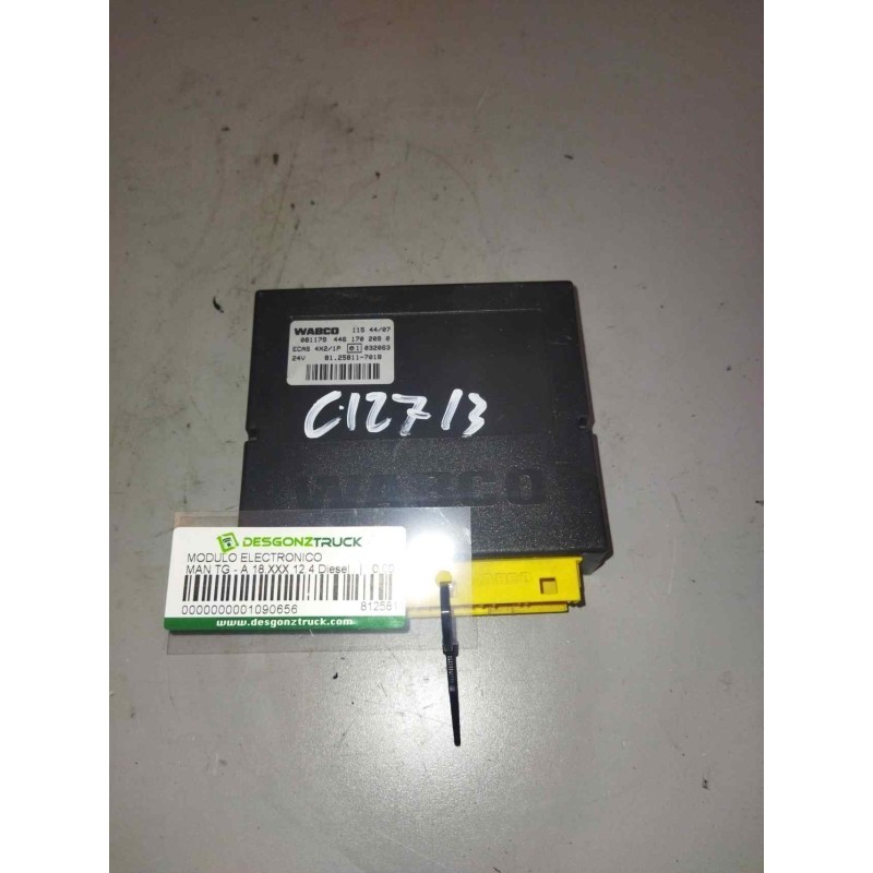 Recambio de modulo electronico para man tg - a 18.xxx 12.4 diesel referencia OEM IAM 81258117018 4461702090 CENTRALITA ECAS