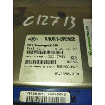 Recambio de modulo electronico para man tg - a 18.xxx 12.4 diesel referencia OEM IAM 81258087034 0486106082 CENTRALITA EBS