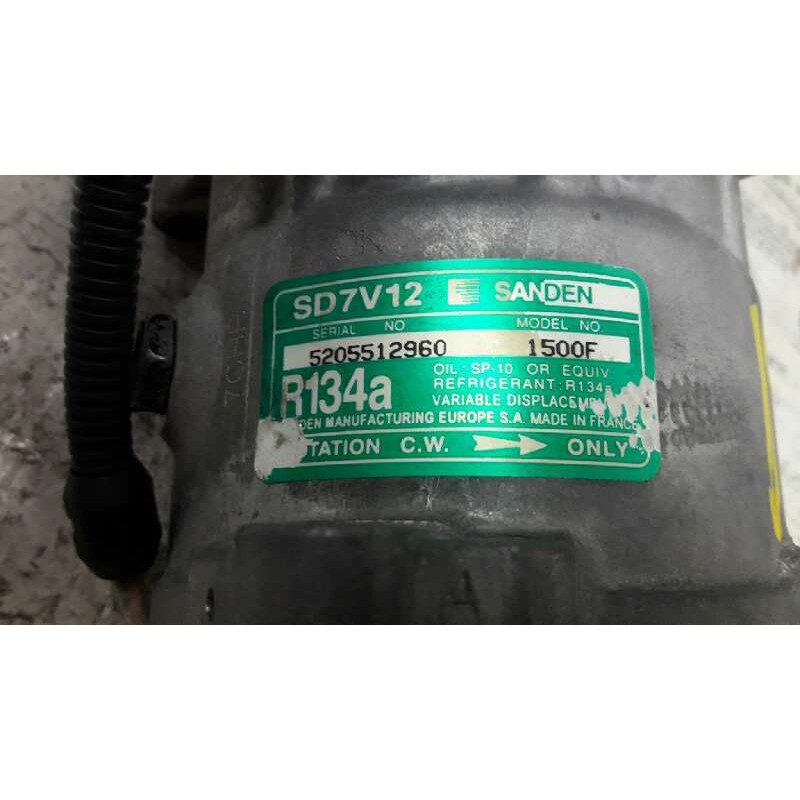 Recambio de compresor aire acondicionado para citroën saxo 1.6 vts referencia OEM IAM 5205512960 SANDEN 1500F 3