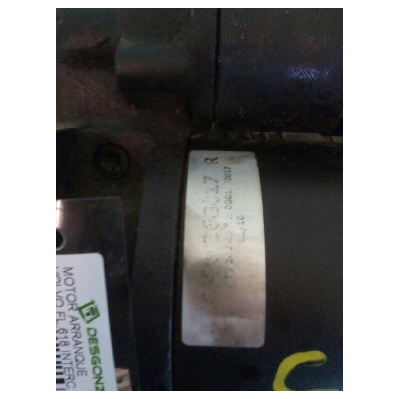 Recambio de motor arranque para volvo fl 618 interc. 180/210/220/250 fg 180/220/250 kw e3 largo (lh1 o l2h1) referencia OEM IAM - Amarillo 2