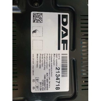 Recambio de cuadro instrumentos para daf trucks xf 106 480 referencia OEM IAM 2134718  