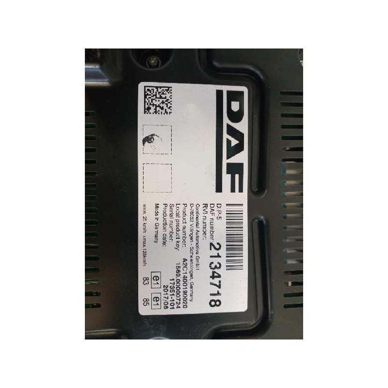 Recambio de cuadro instrumentos para daf trucks xf 106 480 referencia OEM IAM 2134718 3