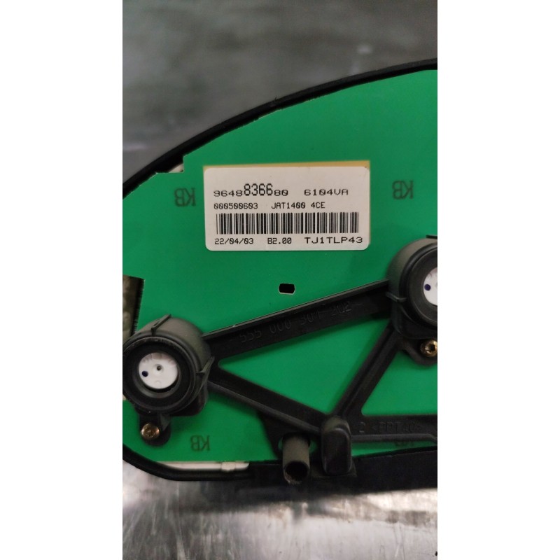 Recambio de cuadro instrumentos para peugeot 206 berlina x-line referencia OEM IAM 9648836680 - Plata 3