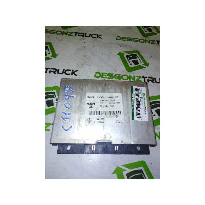 Recambio de modulo electronico para man tg - a 18.430 fg / bb (e3/e4) xl referencia OEM IAM 81258057040 CENTRALITA FFR - Amarillo