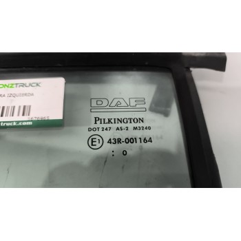 Recambio de luna custodia delantera izquierda para daf serie xf105.xxx 12.9 diesel referencia OEM IAM 1676965  