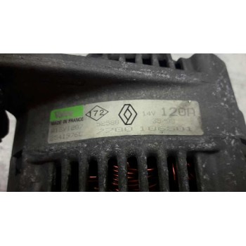 Recambio de alternador para renault laguna (b56) 1.9 dti referencia OEM IAM 7700106501 VALEO 