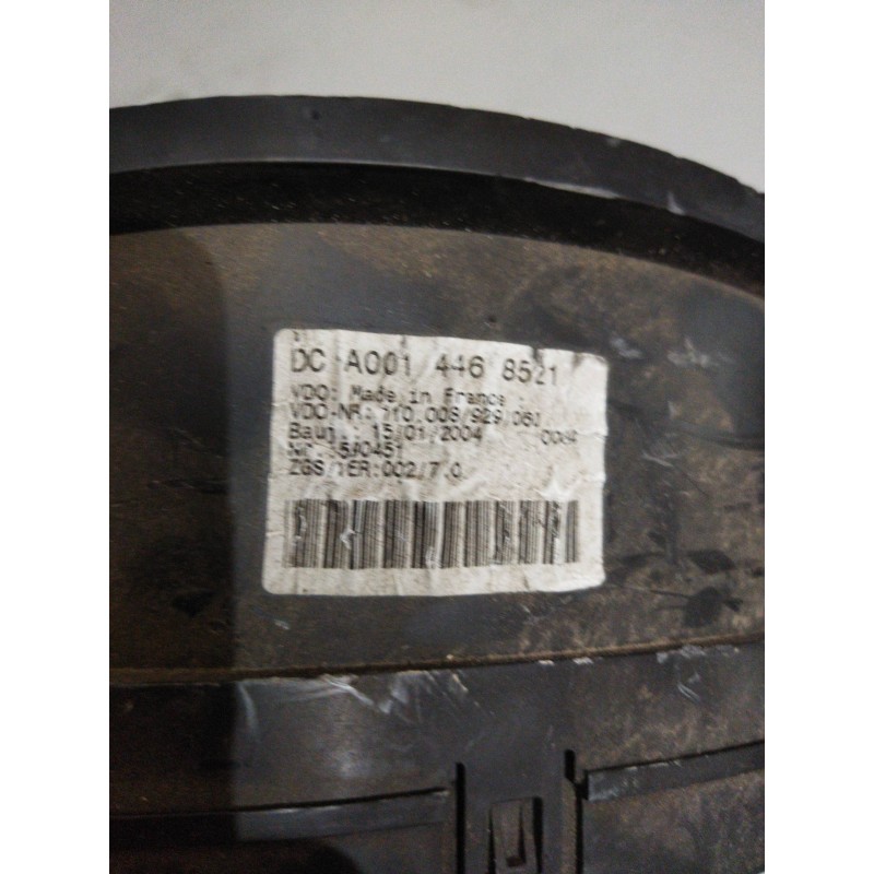 Recambio de cuadro instrumentos para mercedes-benz sprinter (w901,w904) caja cerr. referencia OEM IAM A0014468521 - Blanco 3