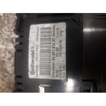 Recambio de cuadro instrumentos para citroën c4 lim. seduction referencia OEM IAM 96657314XT A2C53408150 18 PINS